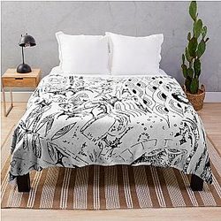 Ghibli Collage Throw Blanket