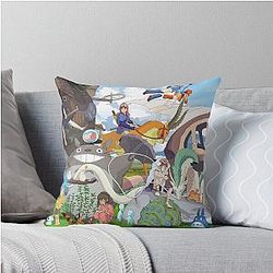 The Studio Ghibli Throw Pillow