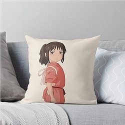 Chihiro Spirited Away Ghibli Throw Pillow