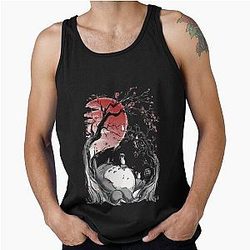 My Neighbor Totoro Vintage Aesthetic Ghibli Art Tank Top