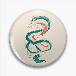 Haku dragon Spirited Away Ghibli Pin