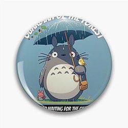 Waiting for the Catbus 
Lost in the Forest with Totoro Studio Ghibli Anime Manga Pin
