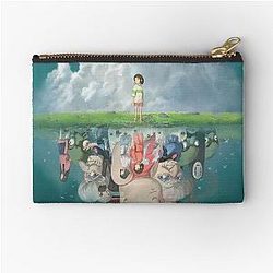 Studio Ghibli Mirror Effect Zipper Pouch