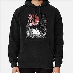 My Neighbor Totoro Aesthetic Vintage Ghibli Pullover Hoodie Art Shirt