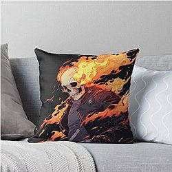Ghost Rider Throw Pillow