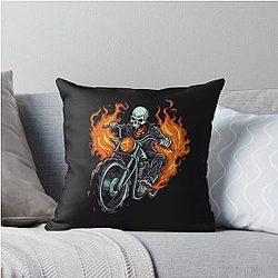 Ghost Rider Throw Pillow