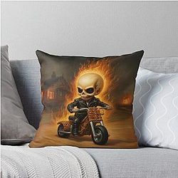 Little Ghost Rider Pillow