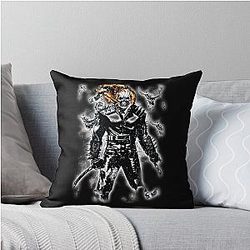 Ghost Rider Skull In A Throw Pillow