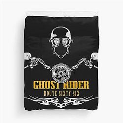 Ghost Rider USA Route 66 Harley Chopper Duvet  

(I removed the odd character)