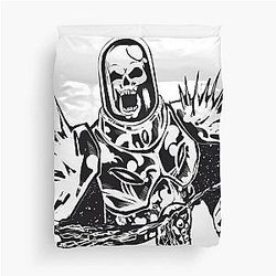 Cosmic Ghost Rider Duvet Cover