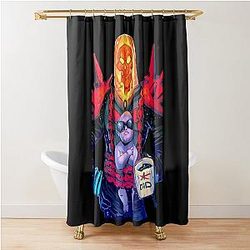 Cosmic Ghost Rider Shower Curtain