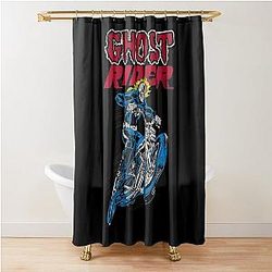 Ghost Rider Flames Shower Curtain