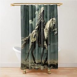 Ghost Rider of the Apocalypse Shower Curtain