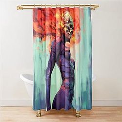 A Ghost Rider Shower Curtain