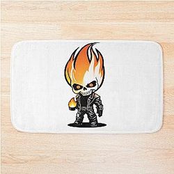 Chibi Ghost Rider Bath Mat
