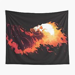 Ghost Rider Graffiti Tapestry