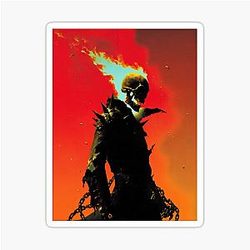 Blazing Spirit Ghost Rider Vengeance Sticker
