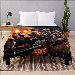 Ghost Rider Throw Blanket