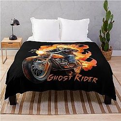 Ghost Rider Throw Blanket