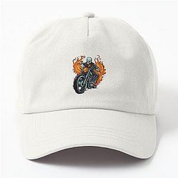 Ghost Rider Motorcycle Dad Hat