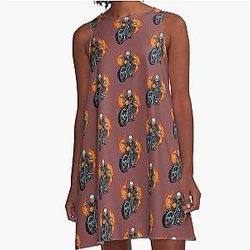 Ghost Rider A-Line Dress