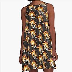 Ghost Rider The Flaming Spirit Dress