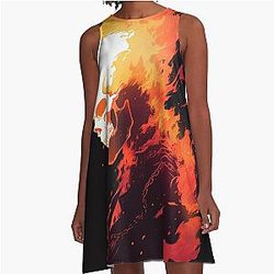 Ghost Rider Graffiti Dress