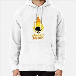 Ghost Rider Skull Pullover Hoodie
