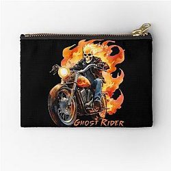 Ghost Rider Artwork Zipper Pouch