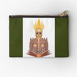Day of the Dead Ghost Rider Zipper Pouch