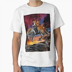 Texas Ghost Rider Cowboy Demon Rodeo Classic T-Shirt
