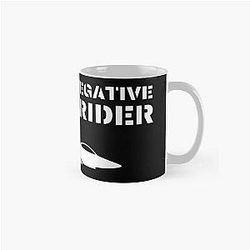 That's a ghost rider quote design in white air force font with fighter Classic Mug