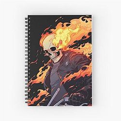 Ghost Rider Spiral Notebook