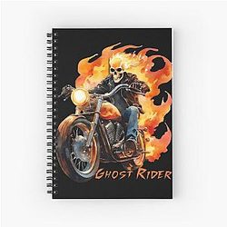 Ghost Rider Spiral Notebook