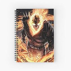 Ghost Rider: Burning Theme Spiral Notebook