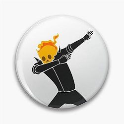 Ghost Rider Original Art Pin