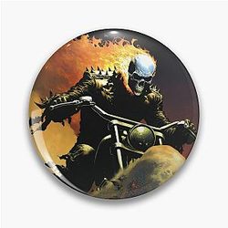 Vengeance Knows No Limit Spirit Ghost Rider Pin
