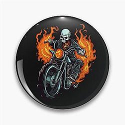 Ghost Rider Motorcycle Pin