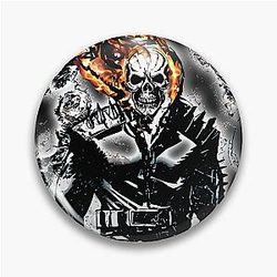 Ghost Rider Skull in a Fire Pin
