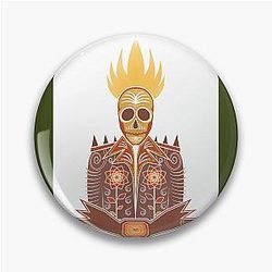 Day of the Dead Ghost Rider Pin