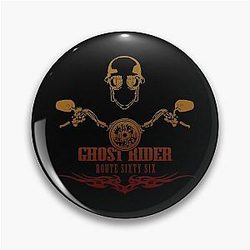 Ghost Rider USA Route 66 Harley Pin