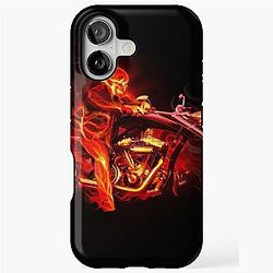 Ghost Rider Theme Design iPhone Case