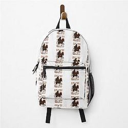 Flaming Ghost Rider Cowboy Hellfire Western Backpack