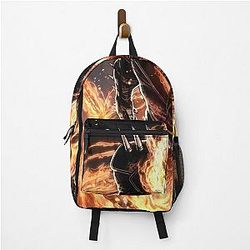 Ghost Rider Burning Theme Backpack