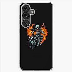 Ghost Rider on Motorcycle Samsung Galaxy Case