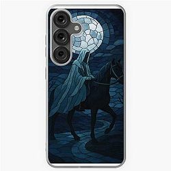 Ghost Rider Under the Moon Gothic Dark Fantasy Art Haunted Horse Samsung Galaxy Soft Case