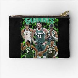 Giannis Antetokounmpo Basketball Fan Art Zipper Pouch