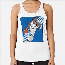 Giannis Antetokounmpo Greece Racerback Tank Top
