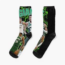 Giannis Antetokounmpo Basketball Fan Art Socks