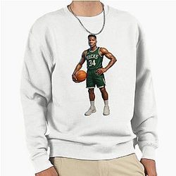 Giannis Antetokounmpo Pullover Sweatshirt